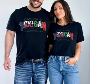 Texican when you are both Texan and Mexican Shortsleeve Casual Crewneck