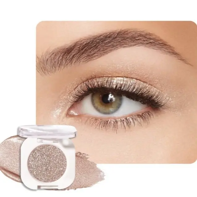 Light Nude Brown Glitter