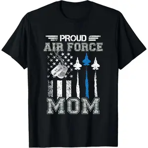 Proud Air Force Mom US Air Force Graduation Mom Gifts T-Shirt