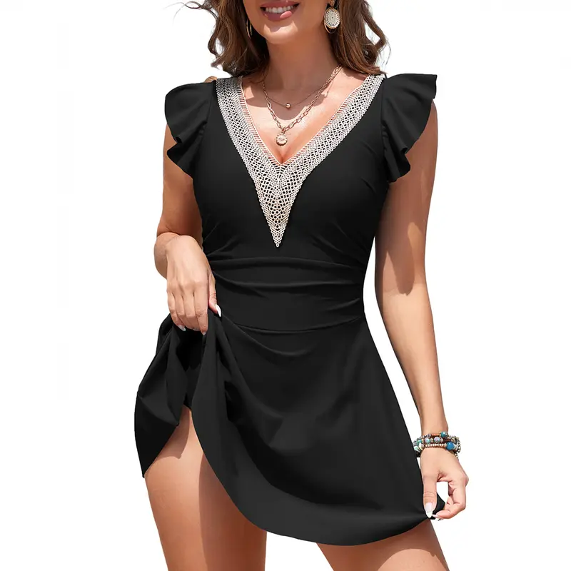 One Piece Swim Dress Swimsuits For Women Tummy Togo