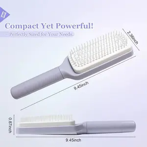 LuxeStrand Self-Cleaning Anti-Frizz Hair Brush
