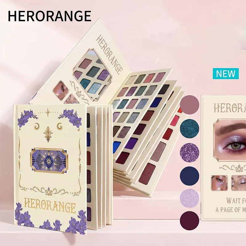 Book‑Shaped Eyeshadow Palette Multi‑Colour Makeup Book High Pigmented Eyeshadow Set for Daily Party Eye Makeup
