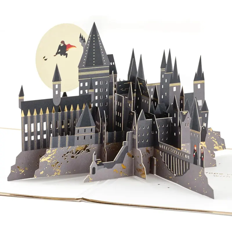 Hallmark Harry Potter Pop up Birthday Card (Magic & Adventure) Signature Paper Wonder 3D Card Hallmark