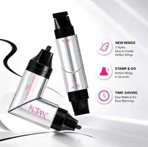 NEW GENERATION Rotating Eyeliner Stamp Pen – Dual-Head Wing Stamp Eyeliner with Quick-Dry Smudge-Proof Formula for Effortless Cat Eye Looks & Fast Everyday Makeup for Busy Women
