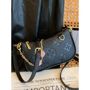 Women's Trendy Patterned Crossbody Bag – Aesthetic PU Leather Shoulder Purse, Casual Versatile Everyday Bag, Fashion Commuter Handbag