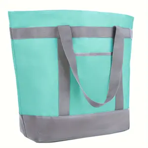 Insulated Reusable Tote Bag for Grocery Shopping for Women/Men, Pizza/Food Delivery Bag to Keep Food Cold/Doordash/Grubub, Cooler Bags for Travel/Beach/Picnic