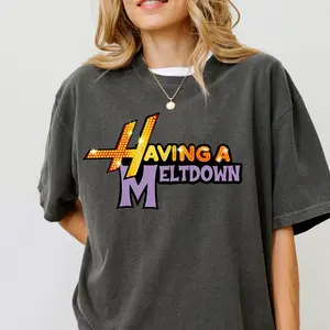 Comfort Colors Having a Meltdown Shirt – Vintage 90s Style Graphic Tee –Teenager Movie Shirt- Pop Culture T-Shirt for Teens & Adults – Funny Summer Shirt – Birthday Gift for Pop Music Fans