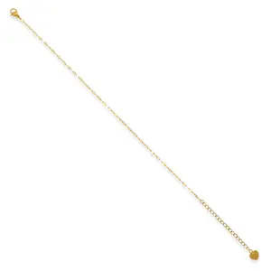 EVRY JEWELS Gold or Silver Plated Stainless Steel Women's Hypoallergenic Julia Anklet