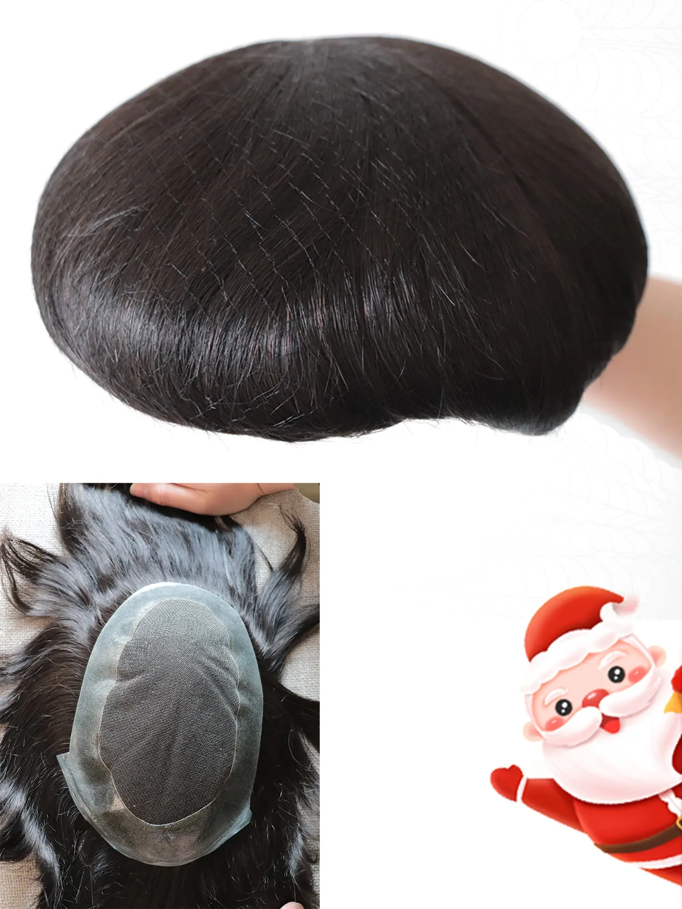 Australia Men'S Toupee Wigs - Male Hair Prosthesis Human Hair Lace PU Base Toupee Men Wig for Men Breathable for Man, Natural Looking Wig, 6x8/6x9 Sizes, Ideal Christmas Gift