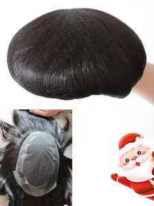 Australia Men'S Toupee Wigs - Male Hair Prosthesis Lace PU Base Toupee Men Wig for Men Breathable for Man, 6x8/6x9 Sizes, Ideal Christmas Gift