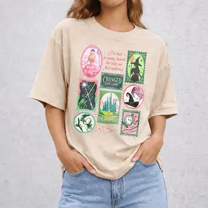 Wicked Changed For Good Comfort Colors Shirt, Wizard Defying Gravity Tee, Retro Pink Green Musical Shirt, Broomstick Magic Wand Gift Shirt