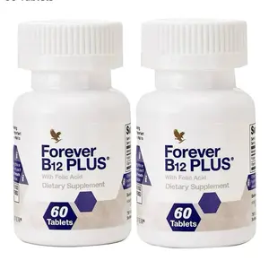 Forever Living B12 Plus - Essential B Vitamins for Energy Immune Support & Red Blood Cell Health - Vegan Vegetarian Gluten-Free - 60 Tablets