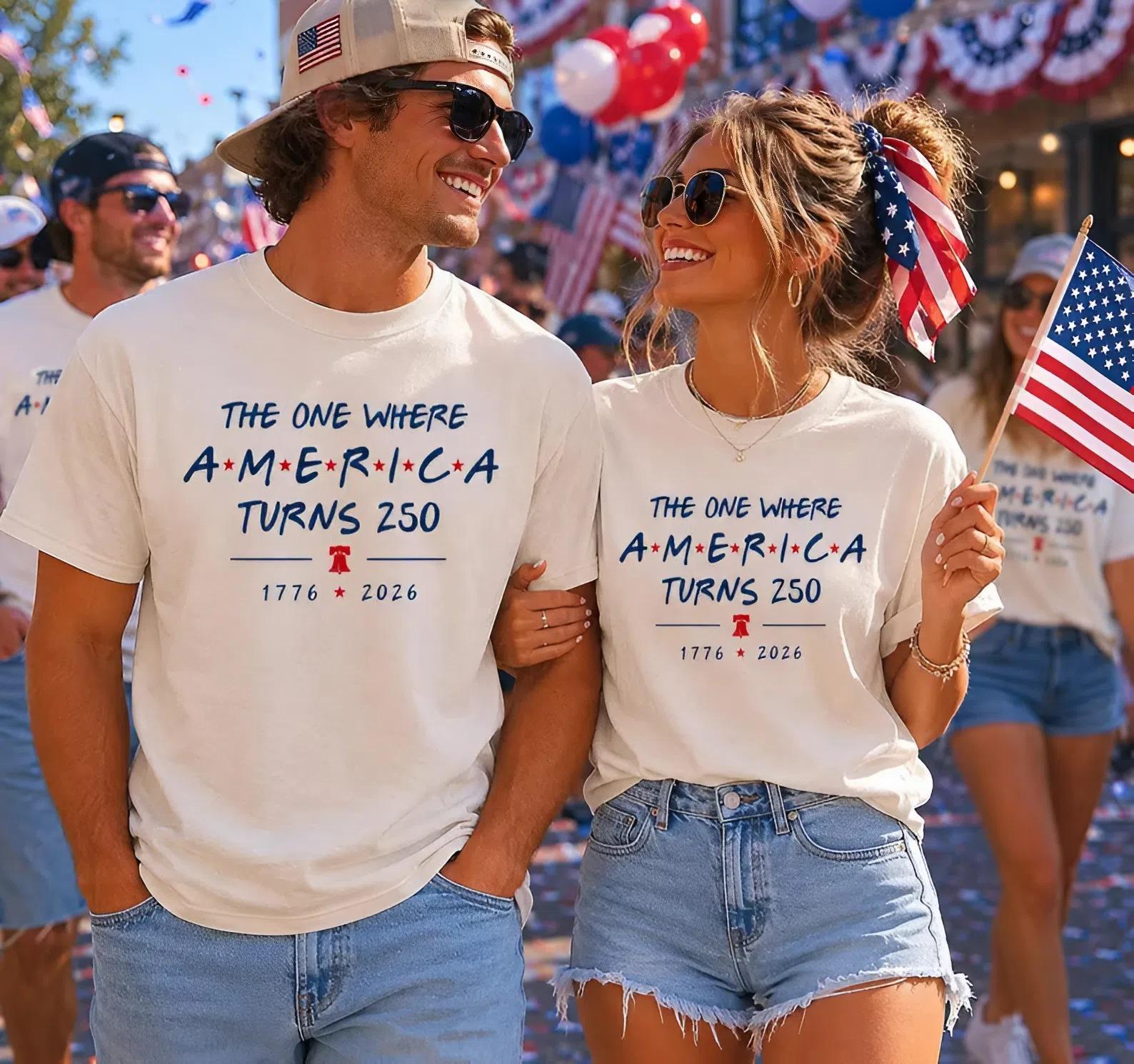 Youth and Adult 4th Of July Shirt America 250th Anniversary shirt, The One Where America Turns 250 Years Tshirt, 1776 2026 USA Shirts, Independence Day Shirt, America 250 Tee, 4th of July Shirt, Independence Day Gift, summer outfit, holiday outfit