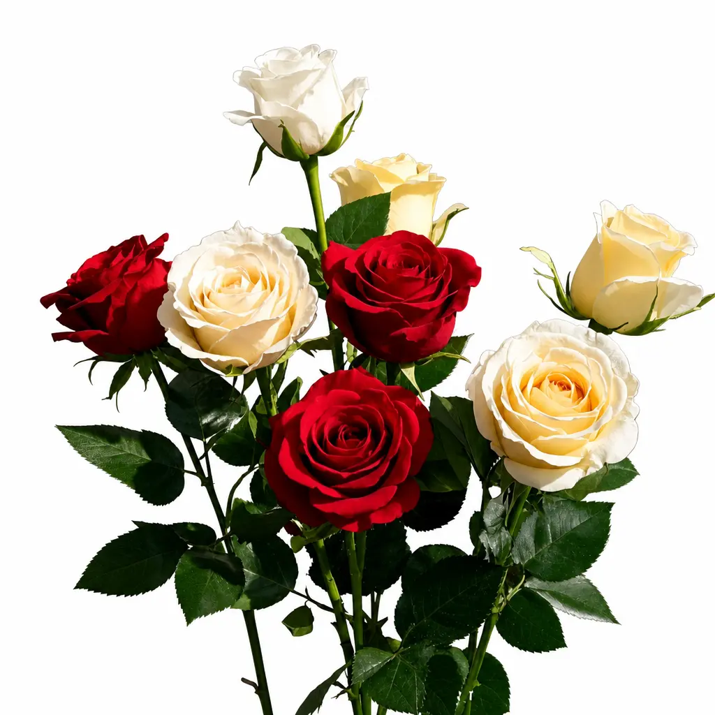 12Pcs Silk Artificial Rose Bouquet Set, 3D Full Realistic Fake Flowers, Luxury Versatile Home Decor for Living Room Desktop, Ideal for Wedding Layout & Waterfall Floral Arrangement Gift, Decoration