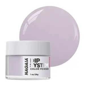 Lavender Breeze, Light Lavender Dip Powder, NAGAIA Dip Powder System, Super Fine Nails Dipping Powder with Vitamin E and Calcium