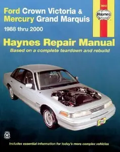 USED-HAYNES Ford Crown Victoria and Mercury Grand Marquis, 1988-2000 Manuals by Mark Ryan (Paperback)