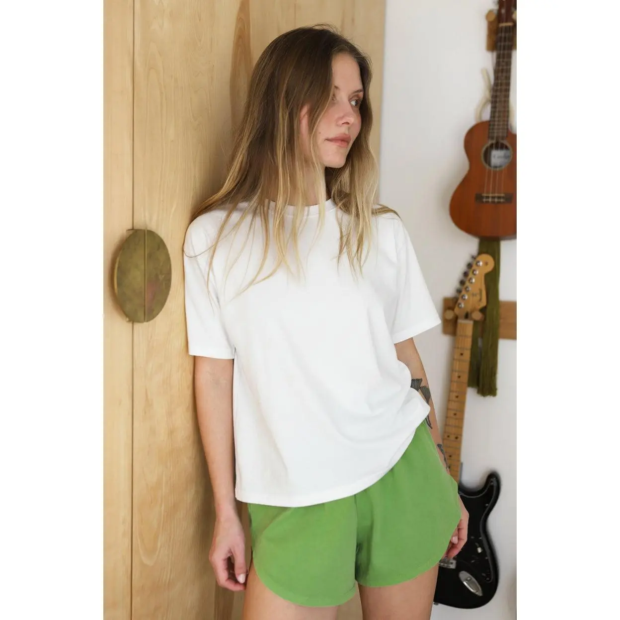 Off White Loose Tee