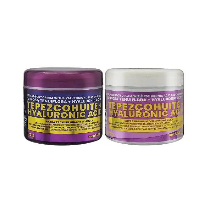 Anti-Aging Day and Night Cream Set, Daily Moisturizer to Hydrate & Nourish with Hyaluronic Acid and Vitamin E, Soothing SPF 15 Formula for All Skin Types, 4oz 2-Pack, Moisture, Nourishing
