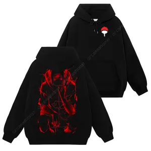 [Uchiha Fashion] Limited Uchiha Itachi Akatsuki Logo - Naruto Shippuden #27 Hoodie T-Shirt Sweatshirt, Retro Vintage Unisex Graphic 90s Cotton, Gift For Wibu, Anime Manga Y2K Streetwear