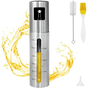 Oil sprayer for cooking 120ml olive oil spritzer sprayer bottle premium oil sprayer mister kitchen gadgets accessories widely used for salads barbecues kitchen baking grilling