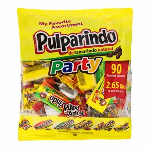 Pulparindo Party Tamarind Candy Assortment 2.65 lb – 90 Count Mexican Candy Mix
