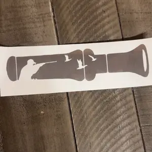 Duck call decal