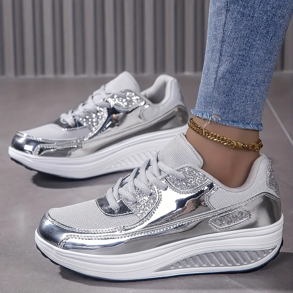 2025 Platform Rocking Chair Shoes - Women's Leisure Sports Outdoor Walking Shoes