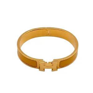 Pre-owned 【Alea】HERMES Clic H Enamel H Buckle P226055488