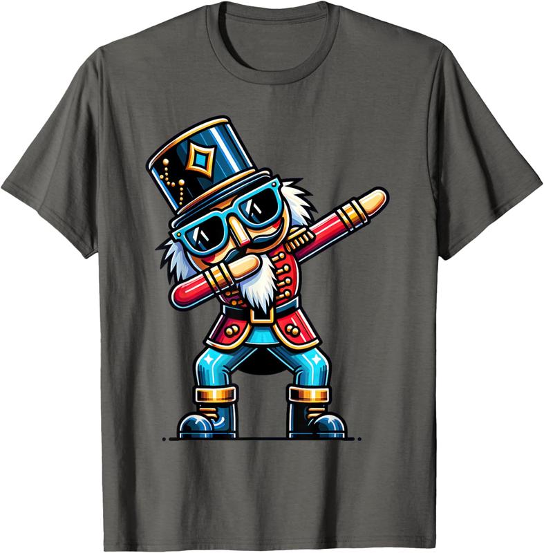 Christmas Nutcracker Dabbing Boys Santa Xmas Gift Unisex T-Shirt Sweatshirt Hoodie Hooded Cotton Menswear Man Classic Short Sleeve Tshirt Christmas Nutcracker Dabbing Boys Santa Xmas Gift Unisex T-Shirt Sweatshirt Hoodie Hooded Cotton Menswear Man Classic Short Sleeve Tshirt