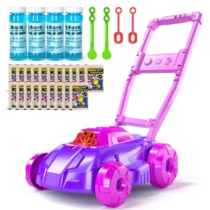 Pink and Purple Bubble Lawn Mower for Bubble Machine  。   Can used as a Christmas, Easter, Birthday Gifts。