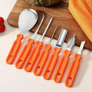 1set Pumpkins Carving Knife Set Handcrafted Carving Tools Pumpkins Fruit Vegetables Ideal for Wedding Birthday Christmas Preparations