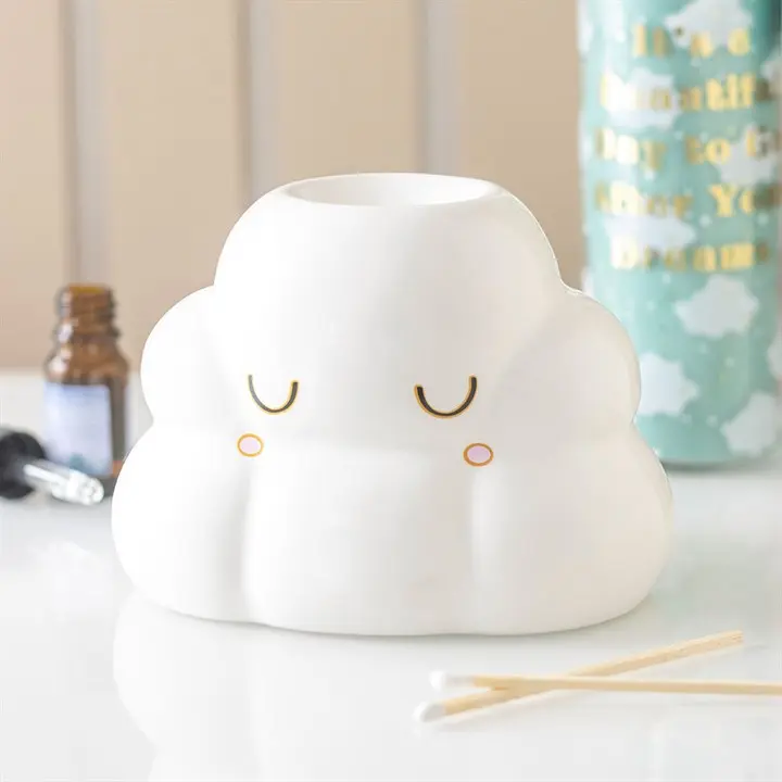 Cloud Tealight Wax Warmer - High Quality Wax Warmers for Wax Melts, Compatible with illuminatedbymia Gel Wax Melts, Decorative Wax Warmers for Wax Melts