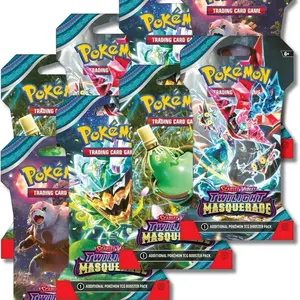 Pokémon TCG Twilight Masquerade Booster Packs - 10 Cards per Pack