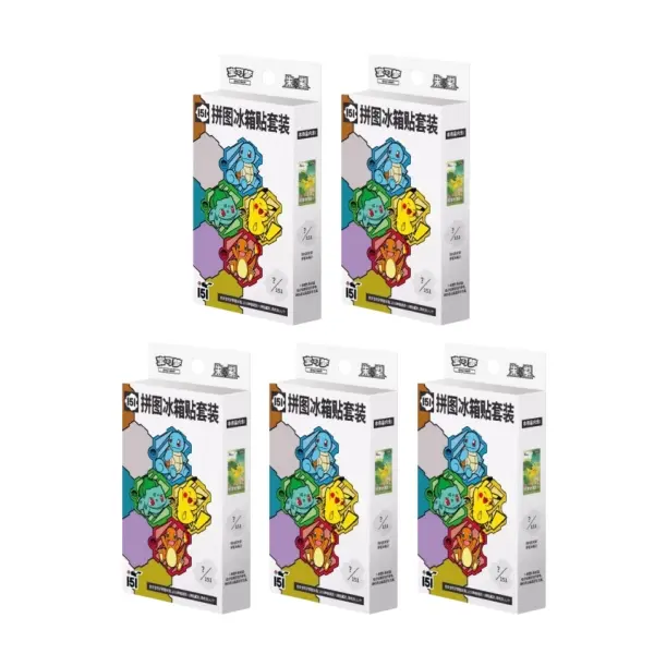 Pokemon Chinese 151 Puzzle Fridge Magnet Set Sealed Box with 1
