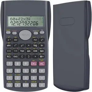 2-Line Engineering Scientific Calculator, Suitable for School and Business (Black)