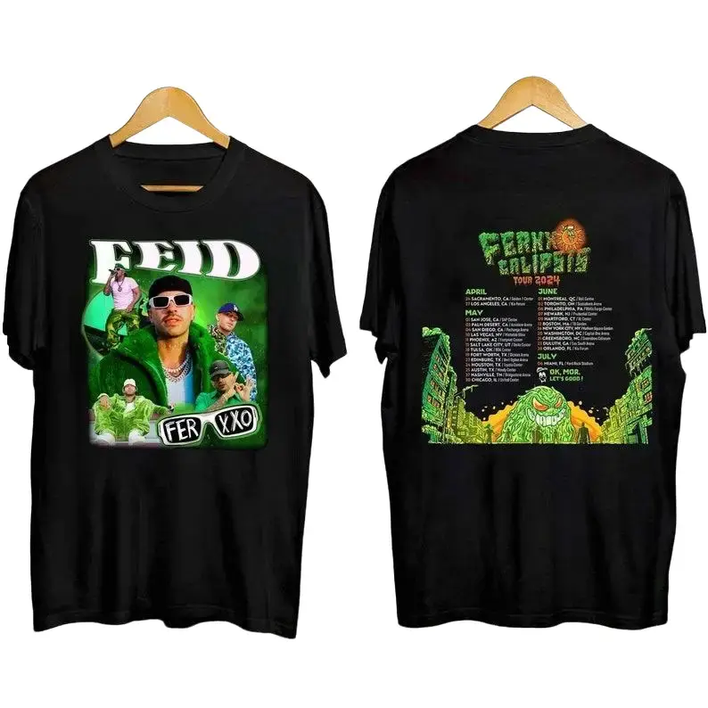 Ferxxocalipsis World Tour 2024 Shirt, Feid Ferxxo 2024 Tour tee, Ferxxo 2024 Tour Shirt, Feid Ferxxocalipsis World Tour 2024 Shirt For Fan
