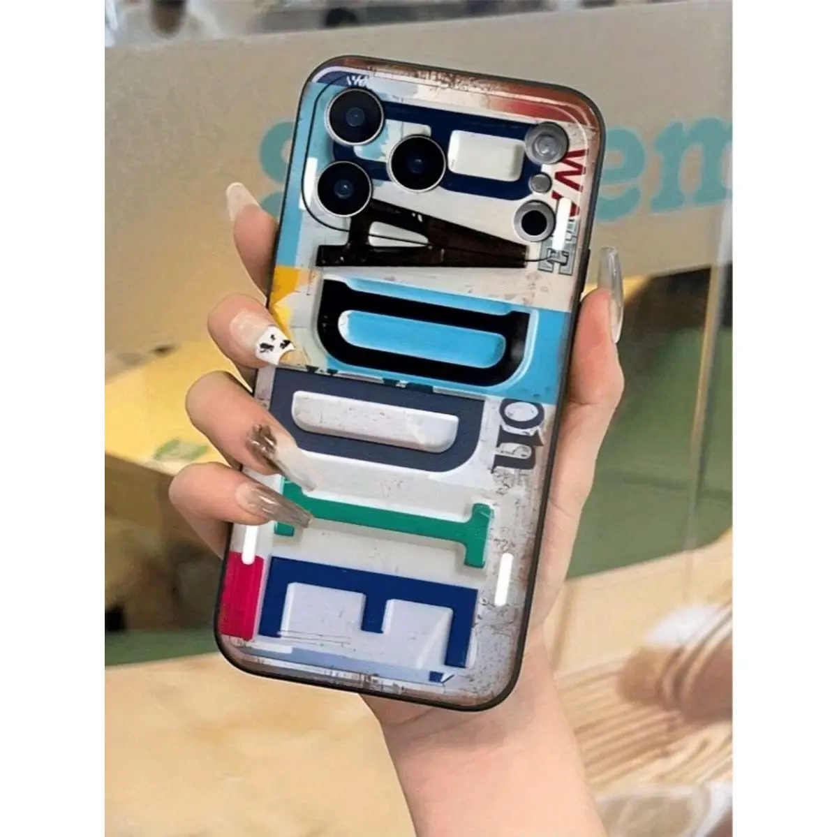 BADDIE License Plate Pattern TPU Shockproof Soft Cellphone Casing - Protective Mobile Accessory with Full Port Access, Fit for iPhone 17,17 Air,17 Pro,17 Pro Max,16,15,14,13,12,11,Pro Max,X,XS,Plus,Mini,16E/SE4 & Galaxy 35,36,53,54,S21-S26 Ultra Devices,