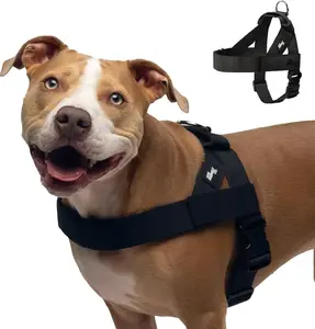 No-Pull Dog Harness, Reflective Adjustable Heavy-Duty Harness for Medium Large Dogs Anti-Pull Dog Walking Harness, Padded Comfort Harness with Dual D-Rings for Training comfort collar cat stuff for indoor bungee jumping LED Retractable Leash poppy freedom