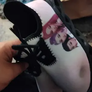 K-Pop Hunter Girl Christmas Kids Shoes, Mesh Lace-Up Low Top, Eva Sole, Durable Casual Sneakers for Daily Playwear, Trendy Trainers