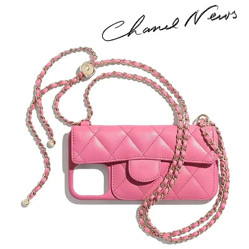(Case & Nova) Quilted Wallet Smartphone Case with Adjustable Crossbody Chain Shockproof Card Holder Protective Cover for iPhone 17 Pro Max 16 Plus 15 14 13 12 11 XS Max Stylish Accessory for Cellphone, Handheld Devices Cute Design for Girls slim