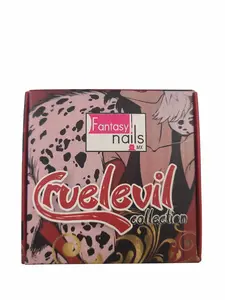 Fantasy Nails Cruelevil Collection - 4 Jars of 7 Grams Acrylic Material for Nail Art Projects