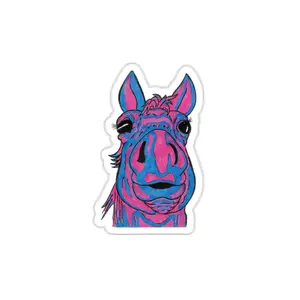 Colorful Horse Die-Cut Stickers, Fun Laptop Decor, Unique Gifts, Animal Lovers, Kids Room Decor, Stickers for All Occasions