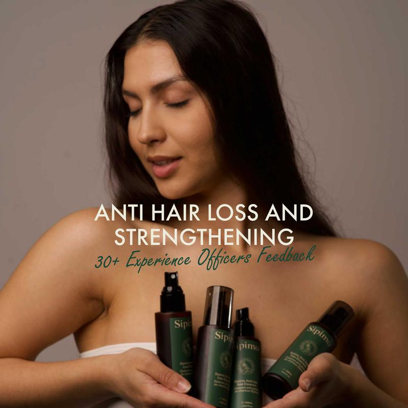 Sipimo Anti  Loss Essence Oil Promotes Healthy  Growth And Restores Dry And Damaged Care, Haircare Comfort Scalp Stimulator  Growth Oil Blend With Ginseng And Polygonum Multiflorum For Nourishing And Hydrating All Types Repair Spray