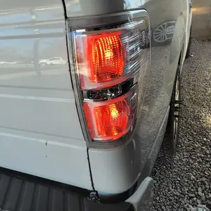 CROSSDESIGN Chrome Halogen Tail Lights Lamps 1 Pair Fit For 2009-2014 Ford F150 F-150 Pickup