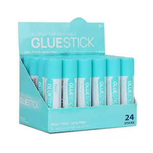 School Glue Sticks, Washable 8 Gram 24 Count  Purpose Glue Stick,  Hold, Easy Stick, Quick Drying, ,  to School Supplies, Scrapbooking for