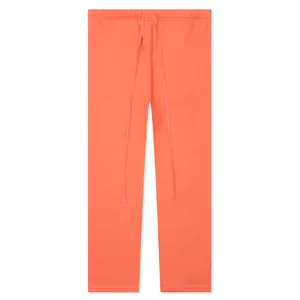Unisex Coral Relaxed Sweatpants for Men and Women Athletic Joggers SS22, Uncuffed Relaxed Pants, Lightweight Elastic Waist Versatile Streetwear for Daily Wear