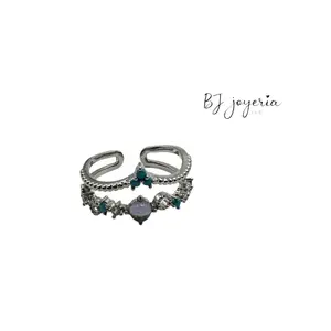COPPER BLUE PRINCESS RING (0877)