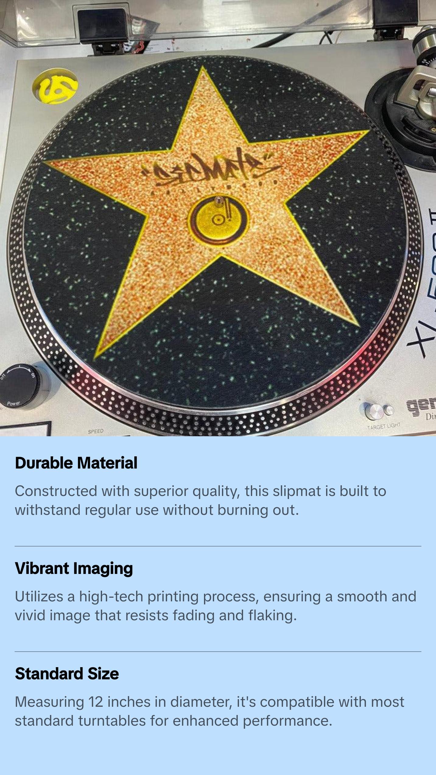 Hollywood Star Slipmat