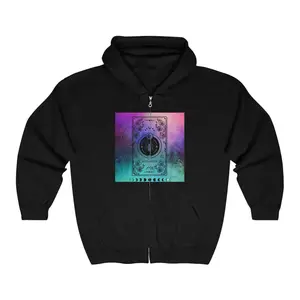 Galaxy Aquarius Zodiac Zip-Up Hoodie Classic Menswear
