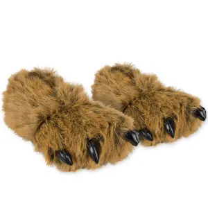 Sasquatch Furry Claws 3D Slippers Footwear Shoe Women